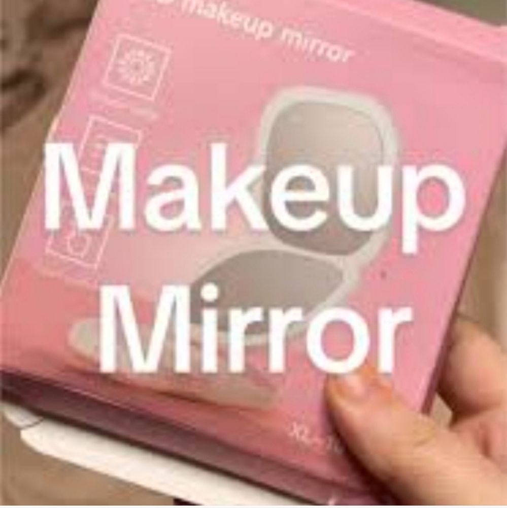 Compact Pink Makeup Mirror New In Box